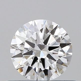 0.5 Carat Round D VVS1 EX VG GIA Natural Diamond