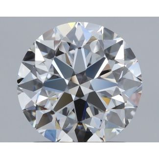 1.7 Carat Round E VS1 EX GIA Natural Diamond