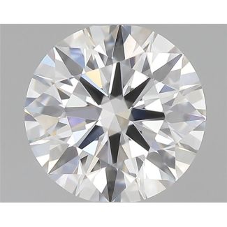 0.51 Carat Round G VVS2 EX GIA Natural Diamond