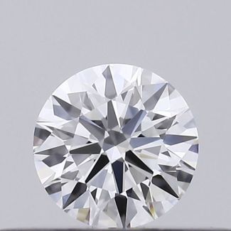 0.21 Carat Round D VS1 EX GIA Natural Diamond