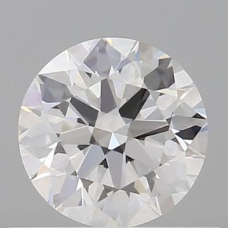 0.56 Carat Round D VVS1 EX GIA Natural Diamond