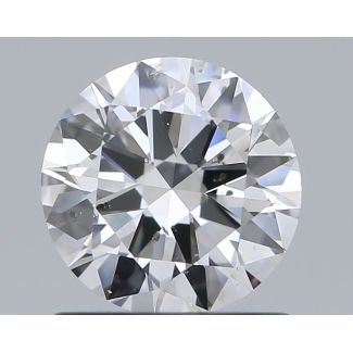 1.0 Carat Round D SI1 EX VG GIA Natural Diamond