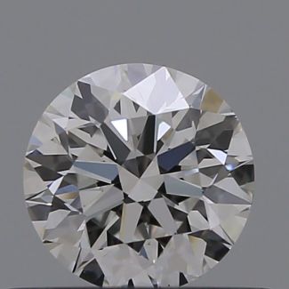 0.43 Carat Round E VS1 EX GIA Natural Diamond