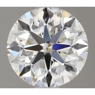 0.92 Carat Round F SI1 VG EX IGI Natural Diamond