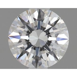 0.34 Carat Round E VVS1 EX GIA Natural Diamond