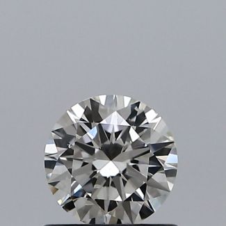 0.56 Carat Round I SI2 EX VG GIA Natural Diamond