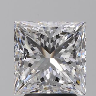 3.01 Carat Princess D SI2 - EX GIA Natural Diamond