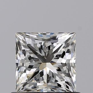 0.70 Carat Princess H VVS2 - EX VG GIA Natural Diamond