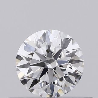 0.31 Carat Round E SI2 EX GIA Natural Diamond