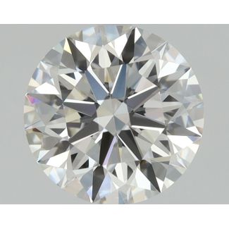 1.08 Carat Round H VVS2 EX GIA Natural Diamond