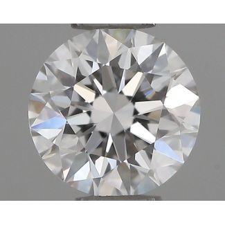 0.36 Carat Round F VVS1 EX GIA Natural Diamond