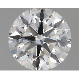 0.5 Carat Round H SI1 EX GIA Natural Diamond