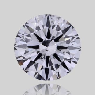 0.4 Carat Round F SI2 EX GIA Natural Diamond