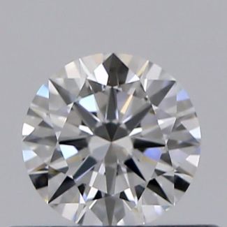 0.33 Carat Round D VVS1 EX GIA Natural Diamond