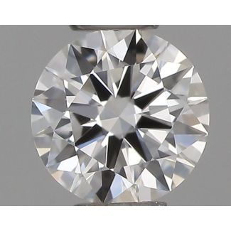 0.23 Carat Round G VVS1 EX GIA Natural Diamond