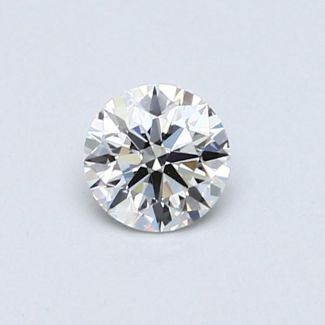 0.41 Carat Round I VVS1 EX VG GIA Natural Diamond