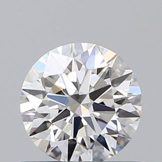 0.51 Carat Round F VS1 EX GIA Natural Diamond