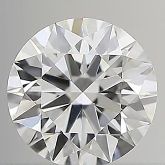 0.40 Carat Round F VS1 EX GIA Natural Diamond