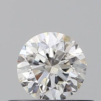 0.4 Carat Round H VS2 VG EX GD GIA Natural Diamond