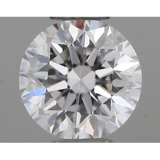 0.3 Carat Round F VVS2 GD EX GIA Natural Diamond