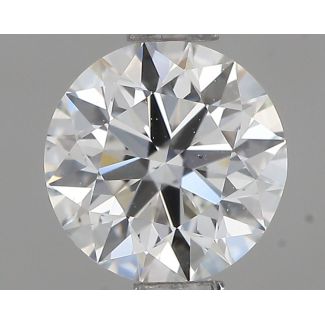 0.70 Carat Round G VS2 EX GIA Natural Diamond