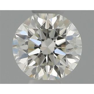 0.30 Carat Round H VS2 VG EX IGI Natural Diamond