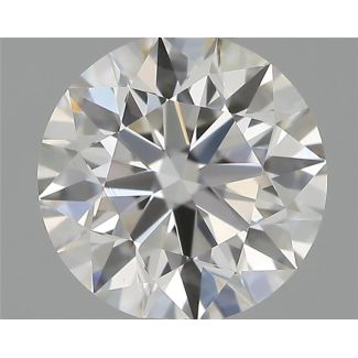 0.57 Carat Round F VS2 EX GIA Natural Diamond