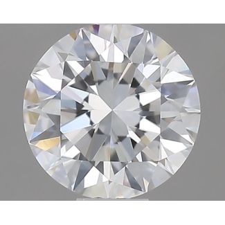 0.5 Carat Round E VS1 EX GD GIA Natural Diamond