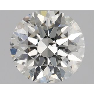 0.7 Carat Round H SI2 EX GIA Natural Diamond