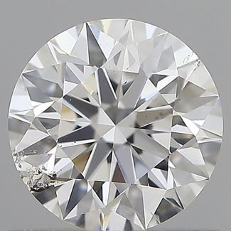 0.81 Carat Round D SI2 EX GIA Natural Diamond