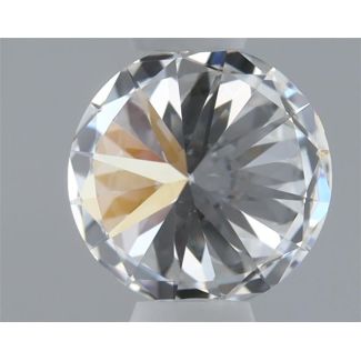 0.37 Carat Round H VVS2 EX GIA Natural Diamond