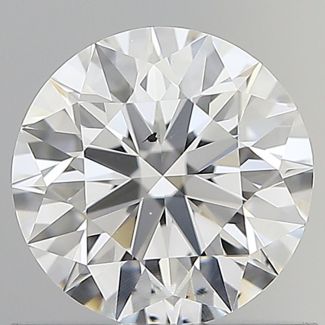 0.72 Carat Round D SI1 EX GIA Natural Diamond