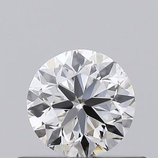 0.4 Carat Round E SI1 VG EX GIA Natural Diamond