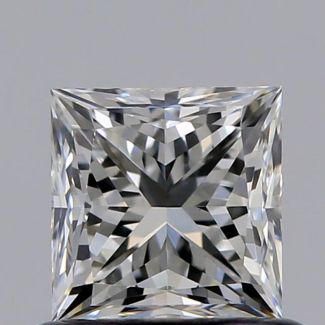 0.70 Carat Princess H VS1 - VG GIA Natural Diamond