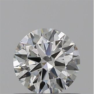 0.50 Carat Round G VVS1 EX VG GIA Natural Diamond