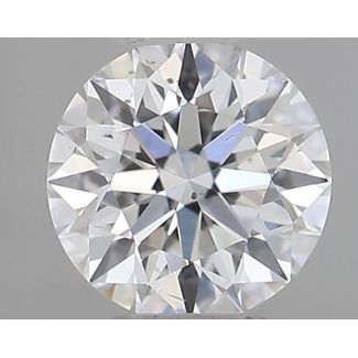 0.40 Carat Round E SI1 EX GIA Natural Diamond