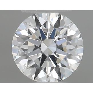 0.22 Carat Round E VVS1 EX GIA Natural Diamond