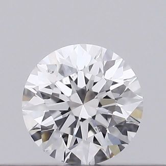 0.20 Carat Round D SI1 EX GIA Natural Diamond