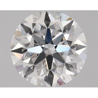 0.6 Carat Round D VS2 EX GIA Natural Diamond