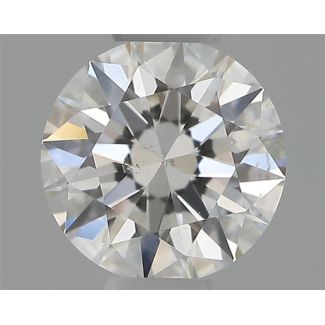 0.32 Carat Round E SI1 EX GIA Natural Diamond