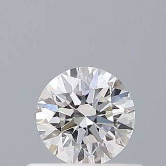 0.4 Carat Round D VVS1 EX GIA Natural Diamond