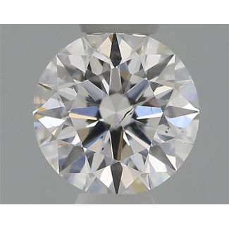 0.30 Carat Round F SI1 VG GD EX GIA Natural Diamond