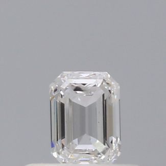 0.40 Carat Emerald D VS2 - VG GD GIA Natural Diamond