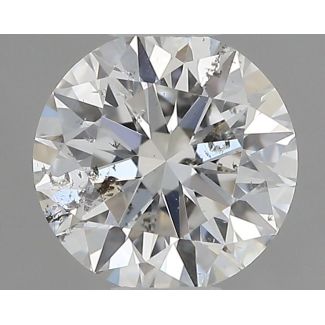 0.4 Carat Round F SI2 EX GIA Natural Diamond