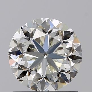 1.01 Carat Round J VVS1 F EX GIA Natural Diamond