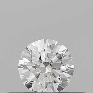 0.23 Carat Round F SI1 EX GIA Natural Diamond