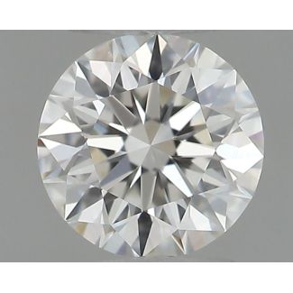 0.22 Carat Round G IF EX GIA Natural Diamond