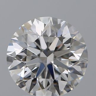 1.50 Carat Round F VVS2 EX GIA Natural Diamond