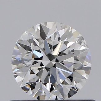 0.51 Carat Round D SI2 VG EX GIA Natural Diamond