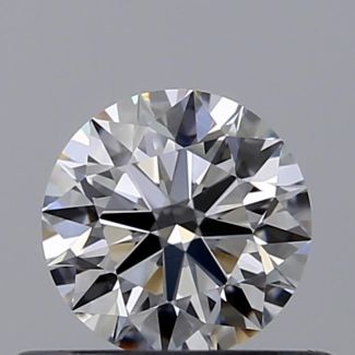 0.4 Carat Round E VVS2 EX GIA Natural Diamond